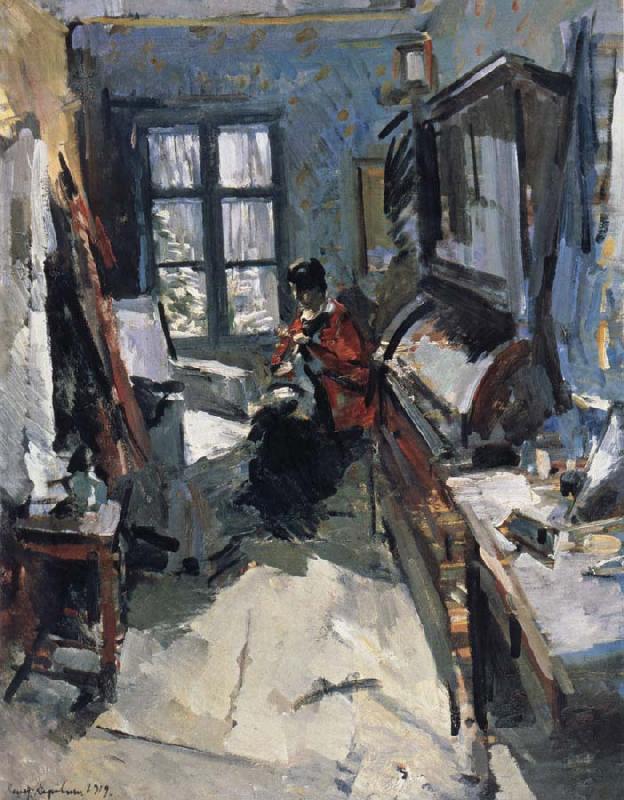 In the room, Konstantin Korovin